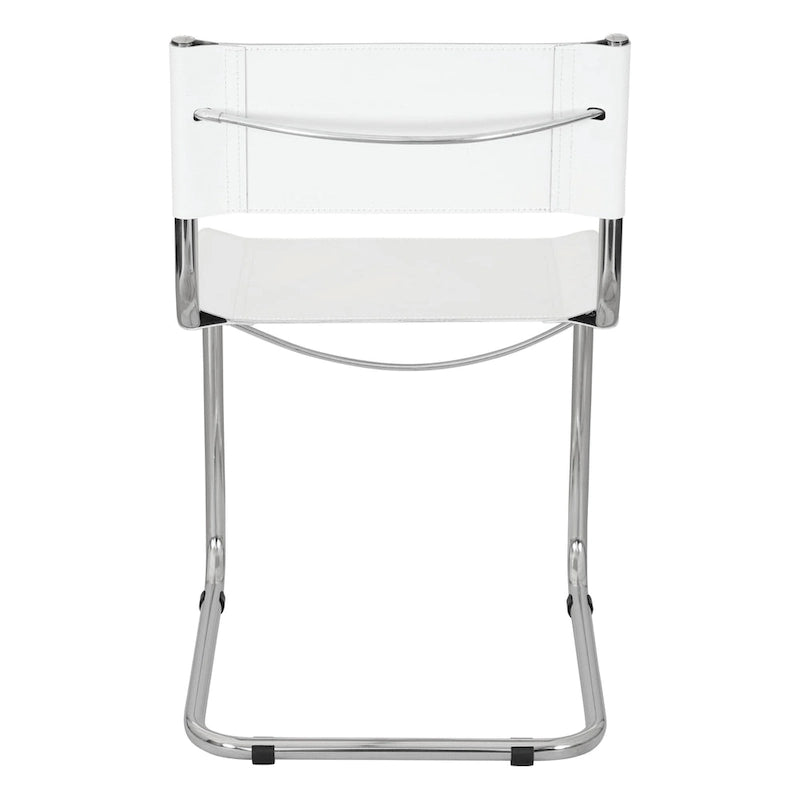 Sedia a sbalzo Mart Stam Breuer Chair Company con struttura cromata (vari colori di ecopelle)