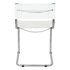 Sedia a sbalzo Mart Stam Breuer Chair Company con struttura cromata (vari colori di ecopelle)