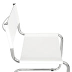 Sedia a sbalzo Mart Stam Breuer Chair Company con struttura cromata (vari colori di ecopelle)