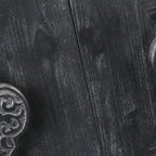 Antique Carved Flower Door Sideboard Storage Cabinet