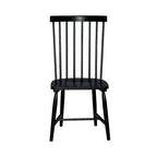 Capeside Cottage White and Black 6 Piece Rectangular Table Set