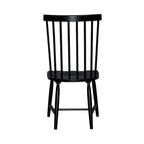 Capeside Cottage White and Black 6 Piece Rectangular Table Set