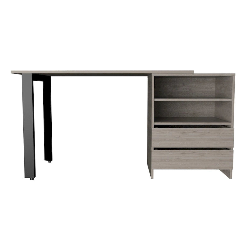 Writing Desk for Office,Living Room ,Apartment, Light Gray