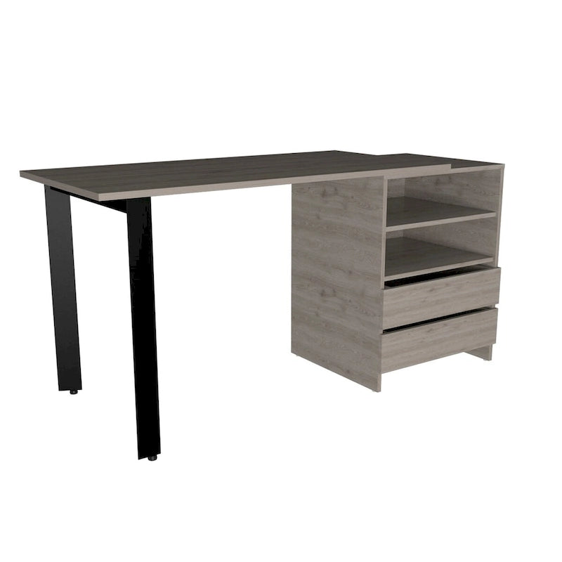 Writing Desk for Office,Living Room ,Apartment, Light Gray