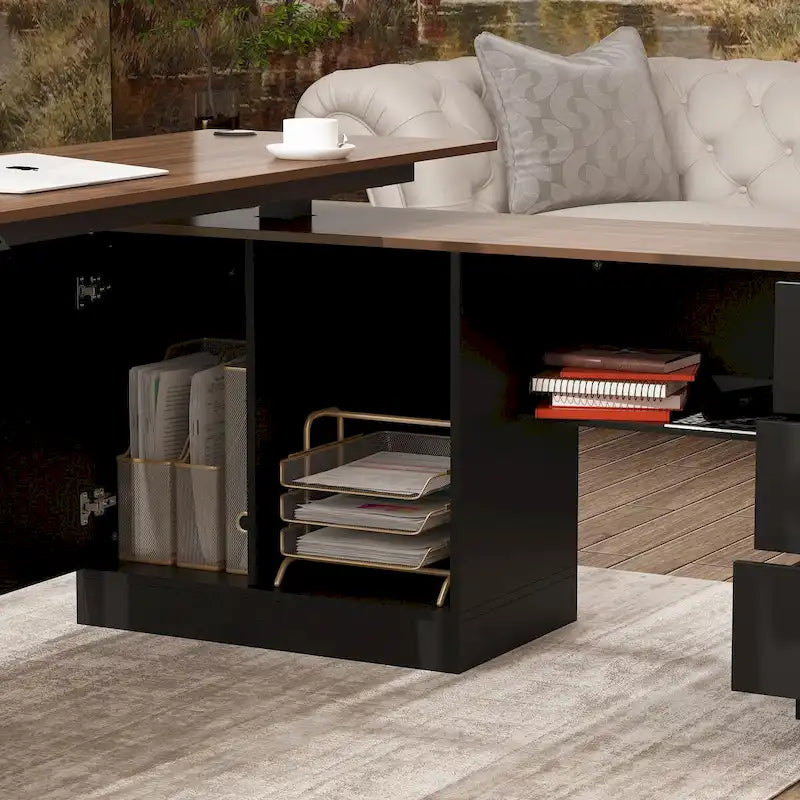 63W Versatile Standing Desk Aesthetic with Height Customization Table