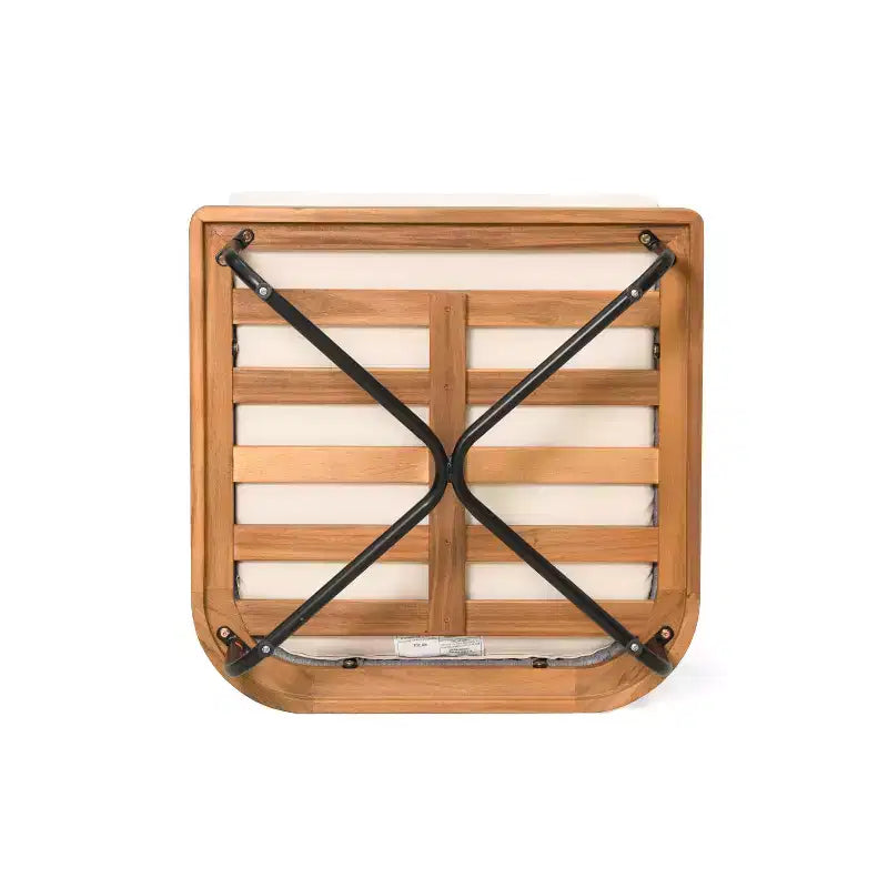 Poltrona Christopher Knight Home Ivan a club in corda intrecciata con struttura in acacia e ferro