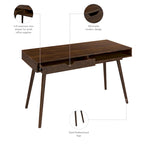 Bush Furniture Nora 54W Writing Computer Desk with Storage
