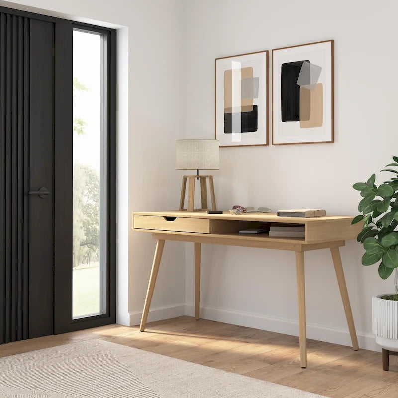Bush Furniture Nora 54W Writing Computer Desk with Storage