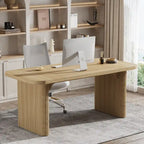 63 Computer Desk for Home Office, Simple Rectangular Writing Table for Study Room Bedroom