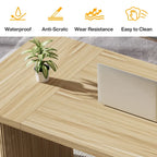 63 Computer Desk for Home Office, Simple Rectangular Writing Table for Study Room Bedroom