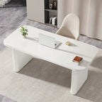 63 Computer Desk for Home Office, Simple Rectangular Writing Table for Study Room Bedroom