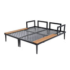 Nestfair 2 in 1 Outdoor Daybed with Cushions and Pillows