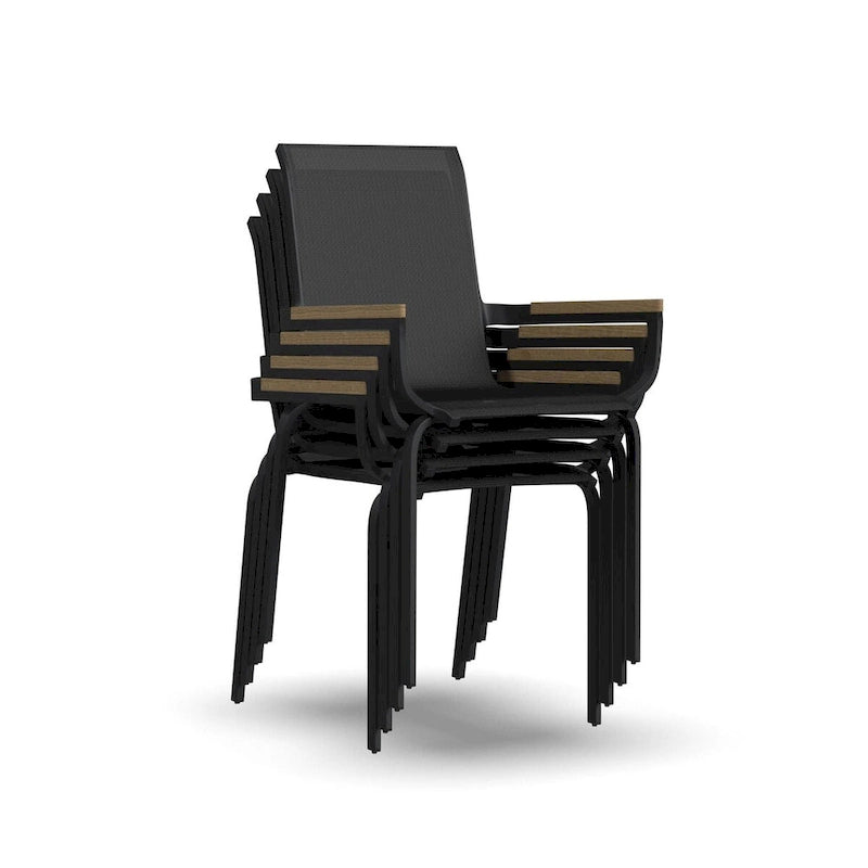 Finn 7-Piece Outdoor Rectangle Table and 6 Chair Set by Homestyles