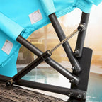 Moasis Blue 6-piece Wicker Patio Furniture Set - 82.28L x 53.54W x 56.7H