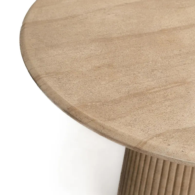 Studio London Faux Travertine Bistro Table Maddox Concrete Patio Table