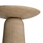 Studio London Faux Travertine Bistro Table Maddox Concrete Patio Table