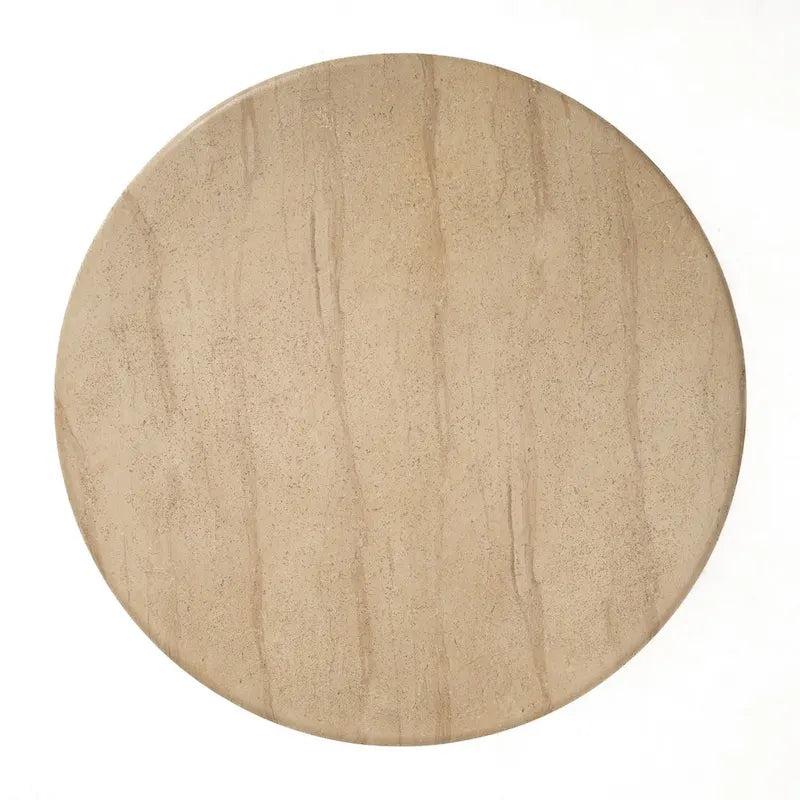 Studio London Faux Travertine Bistro Table Maddox Concrete Patio Table