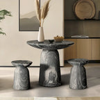 Studio London Faux Travertine Bistro Table Maddox Concrete Patio Table