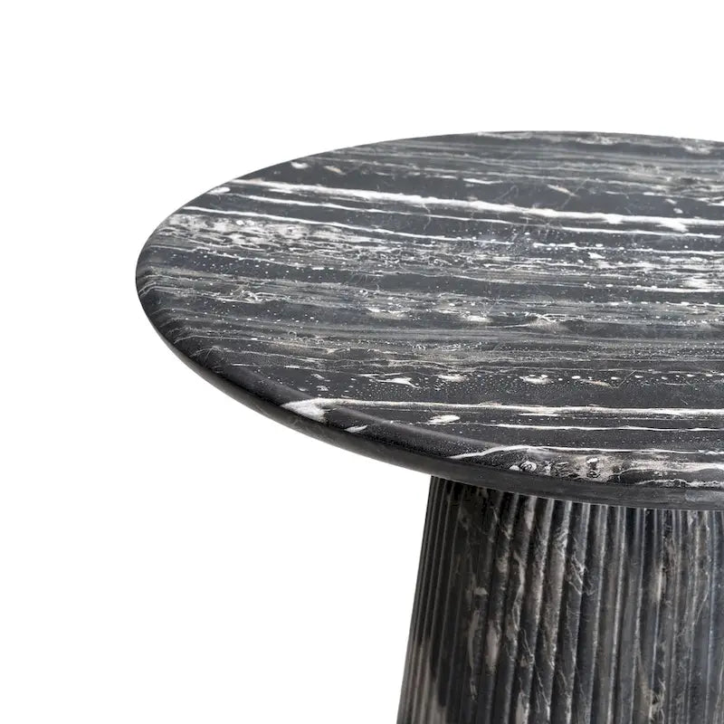 Studio London Faux Travertine Bistro Table Maddox Concrete Patio Table