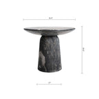 Studio London Faux Travertine Bistro Table Maddox Concrete Patio Table
