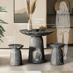 Studio London Faux Travertine Bistro Table Maddox Concrete Patio Table