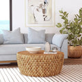 Captiva Round Rattan Drum Coffee Table