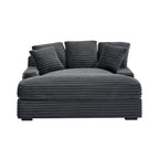 Modern Double Sleeper Sofa BedComfortable Cloud Couch Daybed Soft Fluffy Corduroy Upholstery
