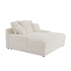 Modern Double Sleeper Sofa BedComfortable Cloud Couch Daybed Soft Fluffy Corduroy Upholstery
