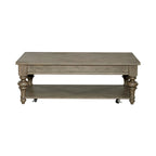 Americana Farmhouse Dusty Taupe 3 Piece Cocktail Table Set