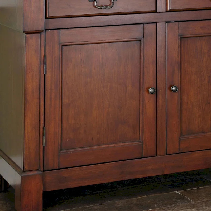 Aspen Rustic Cherry Buffet by Homestyles