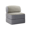 WOWMAX Convertible Folding Sofa Bed Folding Chair Bed with Back Bolster