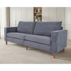 82 Inch Sofa, Comfy Sofa Couch Extra Deep Seats, Corduroy Couch for Living Room Loveseat Removable Sofa Cover Cushions