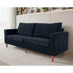82 Inch Sofa, Comfy Sofa Couch Extra Deep Seats, Corduroy Couch for Living Room Loveseat Removable Sofa Cover Cushions