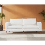 82 Inch Sofa, Comfy Sofa Couch Extra Deep Seats, Corduroy Couch for Living Room Loveseat Removable Sofa Cover Cushions