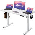 SIAGO 48 x 24 Inch Computer Desk Height Adjustable Electric Sit Stand Up Desk