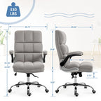 AVAWING Velvet Office Chair Executive Computer Desk Chair