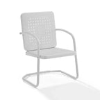 Crosley 2pk Bates Outdoor Metal Armchair Set