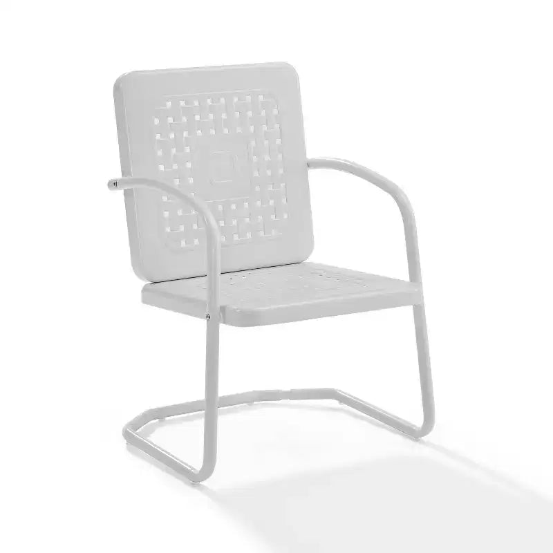 Crosley 2pk Bates Outdoor Metal Armchair Set