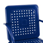 Crosley 2pk Bates Outdoor Metal Armchair Set