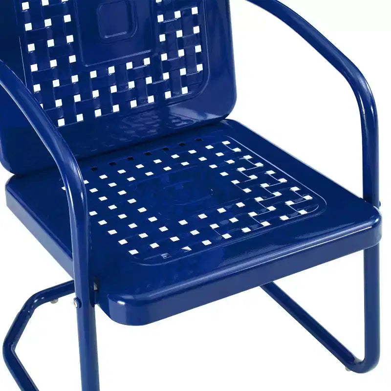 Crosley 2pk Bates Outdoor Metal Armchair Set