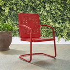 Crosley 2pk Bates Outdoor Metal Armchair Set