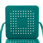 Crosley 2pk Bates Outdoor Metal Armchair Set