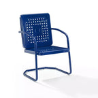 Crosley 2pk Bates Outdoor Metal Armchair Set