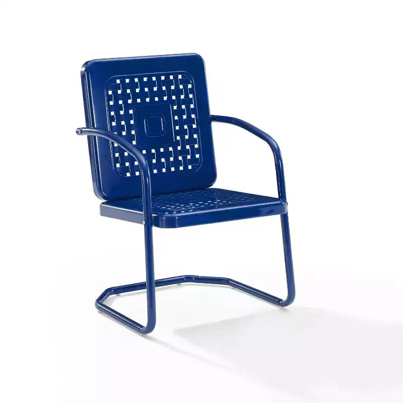 Crosley 2pk Bates Outdoor Metal Armchair Set