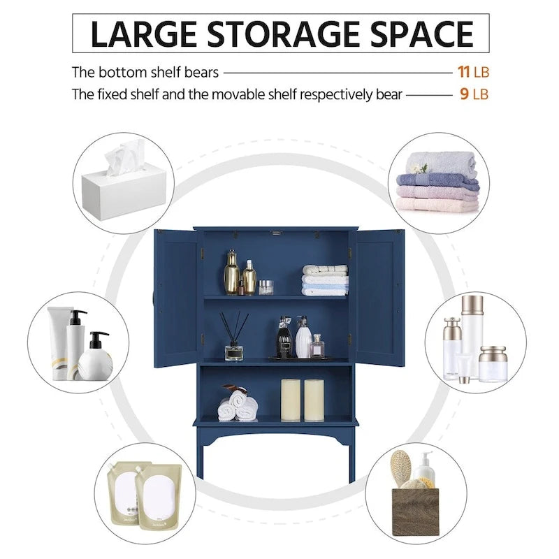 Yaheetech Bathroom Space Saving Organizer Over-the -Toilet