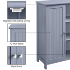 Yaheetech Floor Cabinet with 2 Doors, 2 Adjustable Shelves