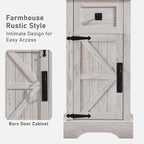 Farmhouse Bathroom Storage Cabinet, Storage Cabinet, Tall Linen Tower