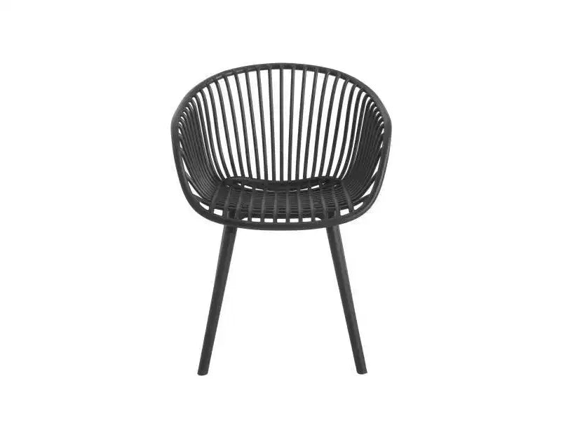 Christopher Knight Home Sedia d'accento in plastica polipropilene da esterno Santa Fe, 2 pezzi