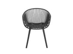 Christopher Knight Home Sedia d'accento in plastica polipropilene da esterno Santa Fe, 2 pezzi