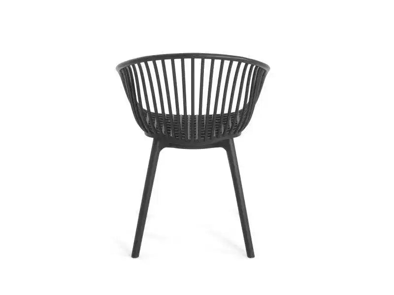 Christopher Knight Home Sedia d'accento in plastica polipropilene da esterno Santa Fe, 2 pezzi